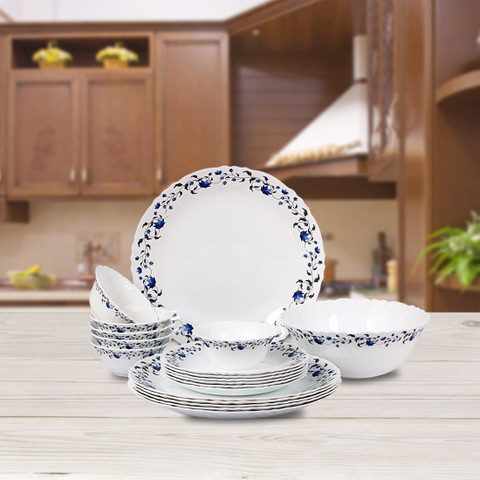 cello Pack of 19 Opalware Imperial Vinea 19 Pcs Dinner Set