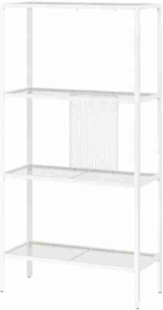 IKEA ラック IKEA Shelving unit, metal/white 60x25x116 cm (Do IT Your Self