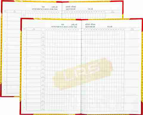 Time In Out Register LRS Attendance Register with Time in and Time out - Pack of 2 - 120 ...