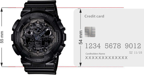 CASIO GA-100CF-1ADR G-Shock GA-100CF-1ADR Analog-Digital Watch For Men