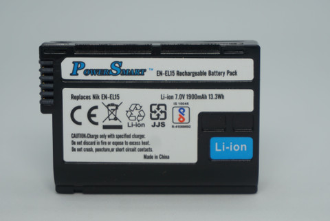 Power Smart EN-EL15 Rechargeable Pack Compatible with Nikon Z6 II