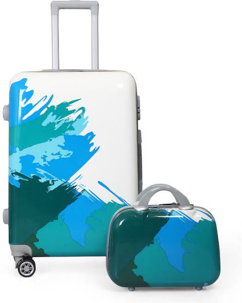 POLO CLASS 24 inch Trolley Bag with 1pc Vanity Check-in Suitcase Wheels  15 inch