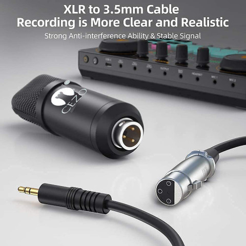 Cezo BM 800 Professional Condenser Microphone with 3.5 mm Audio