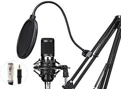 micco⭐︎ Cezo BM 800 Black Condenser mic 3.5 mm Jack Price in India - Buy