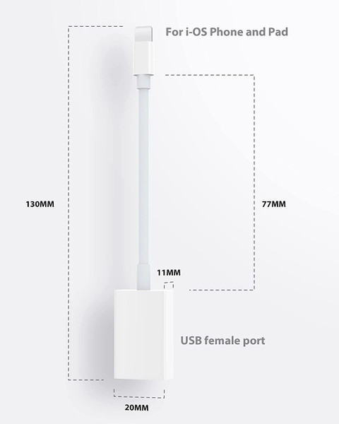 FASTX Lightning Cable A m Lightning OTG Adapter Lightning