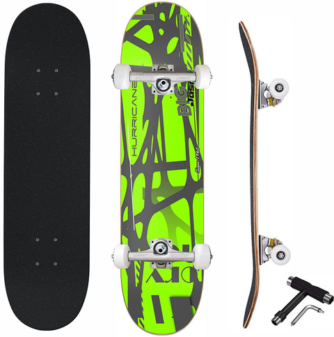 Jaspo Big Bang 7 Layer Skateboard (31”X8”) (Suitable for Age Group