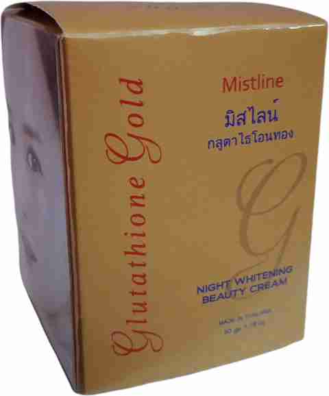 Mistine GLUTATHIONE GOLD NIGHT WHITENING BEAUTY CREAM 50G PACK OF 1 THAILAND PRODUCT Price in India - Buy Mistine GLUTATHIONE GOLD NIGHT WHITENING BEAUTY CREAM 50G PACK OF 1 THAILAND PRODUCT online Mistine GLUTATHIONE GOLD NIGHT WHITENING BEAUTY CREAM 50G PACK OF 1 THAILAND PRODUCT Price in India - Buy Mistine GLUTATHIONE GOLD NIGHT WHITENING BEAUTY CREAM 50G PACK OF 1 THAILAND PRODUCT online