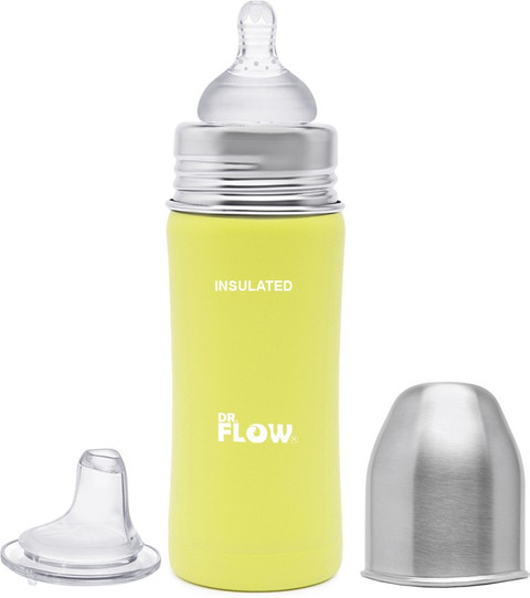 Basics Omega Insulated ThermoSteel Baby Feeding Bottle