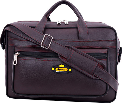 SPECIAL Office Bag for Men Women, Brown Messenger