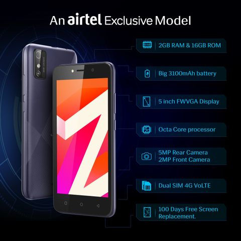 LAVA Z1s (16 GB Storage, 2 GB RAM) Online at Best Price On