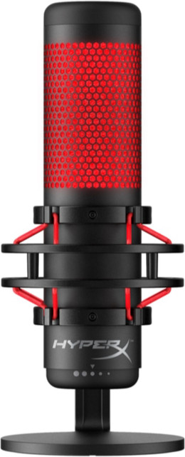 PC周辺機器 HyperX QUADCAST HyperX QuadCast - USB Condenser Gaming Microphone for PC, PS4,Red