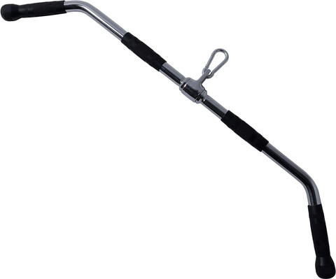 Black Mountain LAT Pulldown Bar Cable Machine Attachment with Rubber Handle  36 inch Multi-training Bar