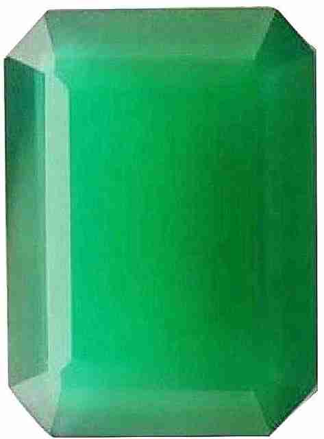 Takshila Gems Natural Green Onyx Stone Lab Certified Ratti