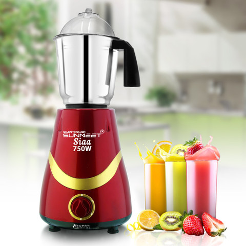 Silentpowersunmeet SPS SIAA 750W 4J RED GLD 750 W Mixer Grinder