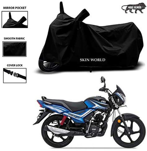 SKIN WORLD Two Wheeler Cover for TVS Price in India Buy SKIN