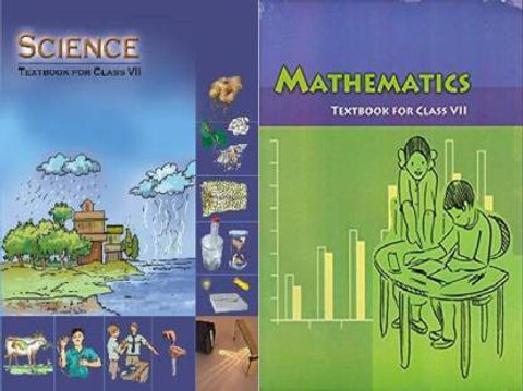 Class 7th Science Maths,english,2 Books