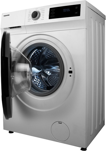 TOSHIBA 8 kg Fully Automatic Front Load Washing Machine with In