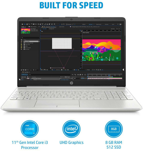HP 15s Intel Core i3 11th Gen 1125G4 (8 GB/512 GB SSD/Windows 11