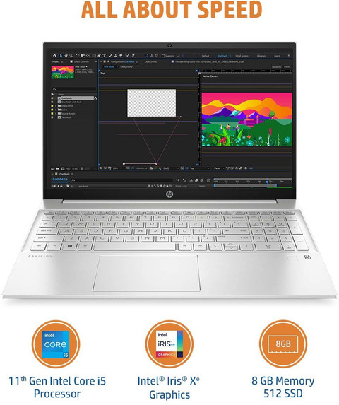 HP Pavilion Intel Core i5 11th Gen 1155G7 - (8 GB/512 GB SSD