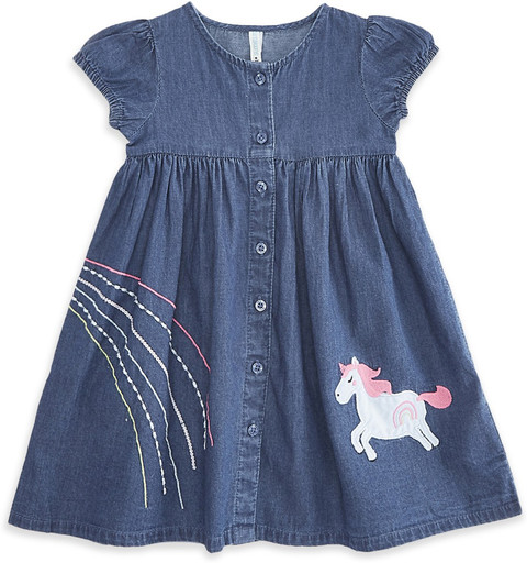 Pantaloons Baby Baby Girls Midi/Knee Length Casual Dress Price in