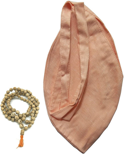 Firmus Soul ISKCON Mantra Japa Mala Bag with 108 Beads Tulsi Mala