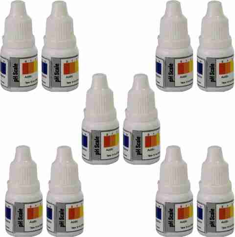 S.I. Enterprises ph Scale Testing Kit Alkaline Level Testing Liquid ...