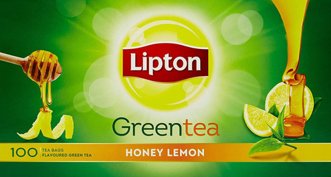 Lipton GREEN TEA HONEY LEMON 100 G X Green Tea Bags Box