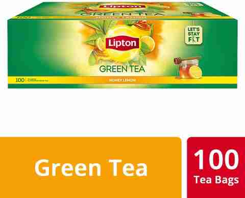 Lipton LEMON GREEN TEA 100 BAGS X HONEY FLAVOURED