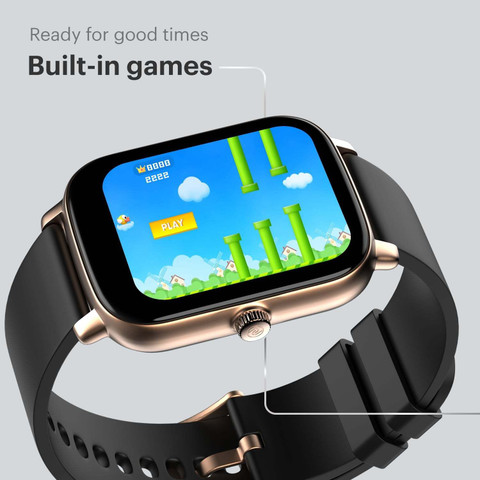 Noise Icon Buzz Display with Bluetooth Calling, Built-In Games, Voice  Assistant Smartwatch