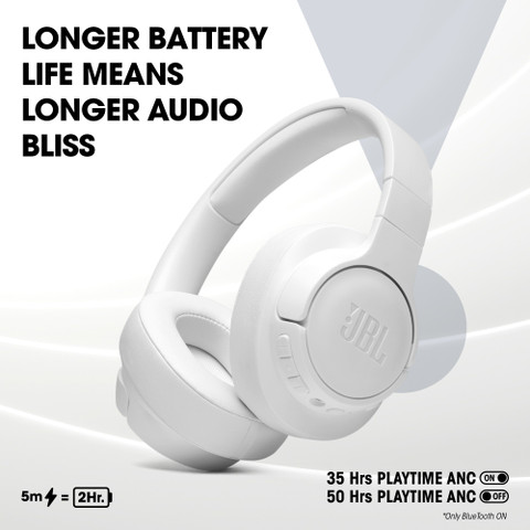 JBL Tune 760NC Active Noise Cancelling, 50 Hr Playtime, Fast Pair