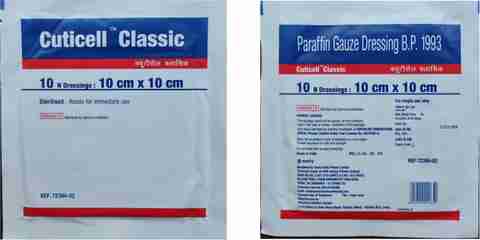 BSN Medical Cuticell Classic Paraffin Gauze Dressing 10cm x 10cm (100  DRESSING) Gauze Medical Dressing Price in India - Buy BSN Medical Cuticell  Classic Paraffin Gauze Dressing 10cm x 10cm (100 DRESSING)