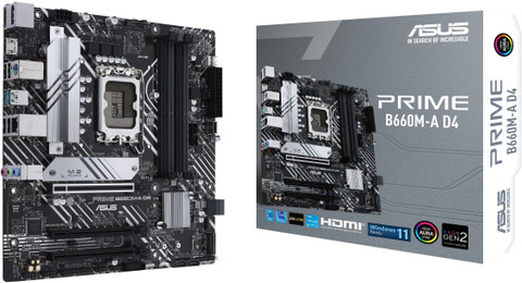 ASUS PRIME B660M-A D4・i5-12400f・最新OS ASUS PRIME B660M-A D4 LGA 1700Socket Micro-ATX Intel B660
