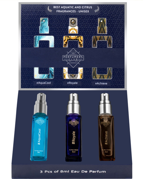 Buy PERFUMERS CLUB Best Aquatic Fragrance For Women Men| Set of