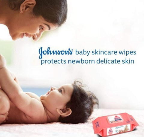 JOHNSON'S Baby Skincare wipes (72 Count) Price in India Buy