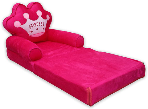 kitchDeco Baby Fold able Sofa Cum Bed to Years Fabric Sofa