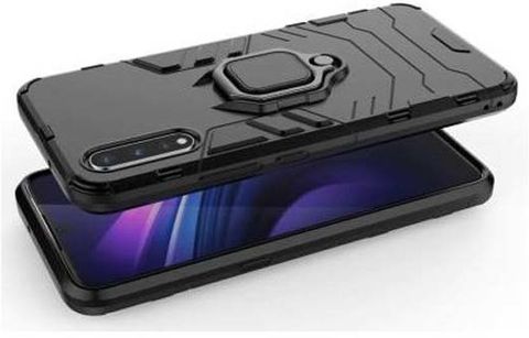 Cowboy Back Cover for Vivo S1, 1907 (Black, Dual Protection) - Image 3