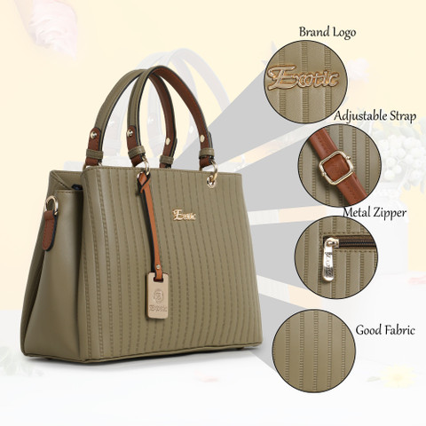 Buy Exotic Women Green Sling Bag Olive Online Best Price in