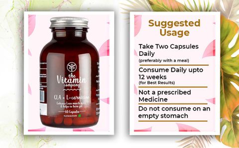 The Vitamin Company CLA + L-carnitine, Enhance Lean Muscles & Reduce Body Fat Price in India