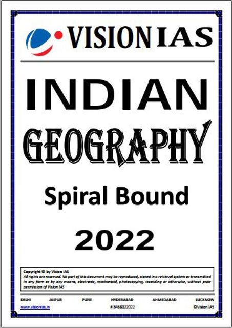 Indian And World Geography GS Paper 1 Notes By Vision IAS For Mains ...