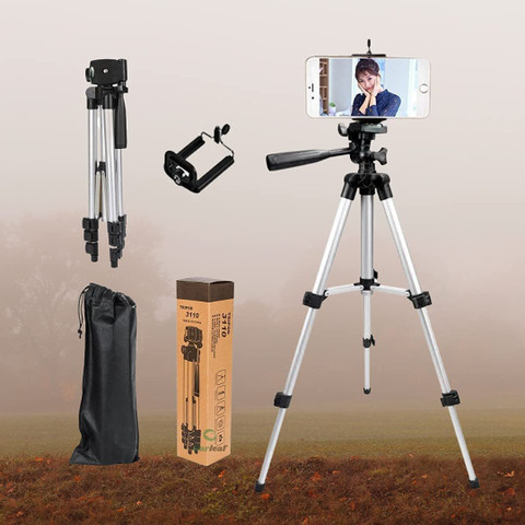 Viraan Camera Tripod 3110 Stand Mobile Video Camera Tripod with