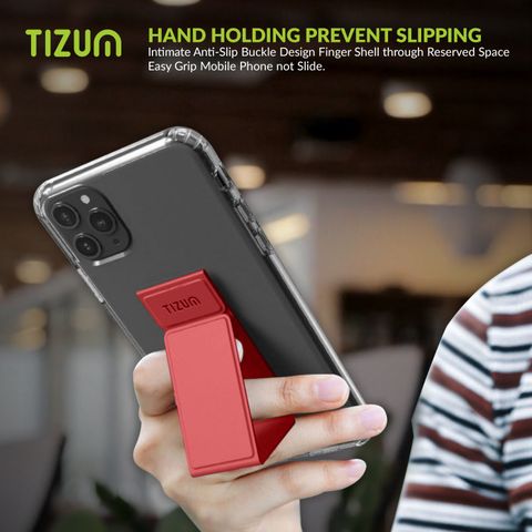 Tizum Universal Foldable Magnetic Hand Finger Grip Stand Folding ...