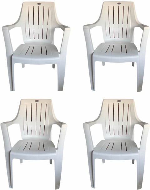 Supreme SUPER TURBO CHAIR SET OF FULLY COMFORT Plastic Outdoor