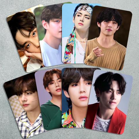 BTS V Bias Pack 02 Photo cards ( Set of 16 + 2 Freebies ) Fine Art