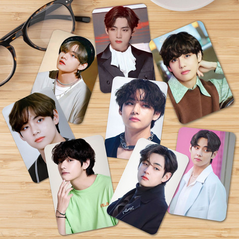 BTS V Bias Pack 02 Photo cards ( Set of 16 + 2 Freebies ) Fine Art