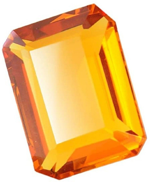 Takshila Gems Natural Yellow Topaz Stone Lab Certified 10 Ratti - Main Image