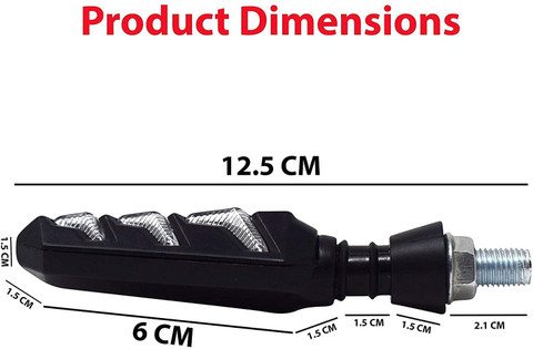 Vagary Rear, Side LED Indicator Light for Bajaj Pulsar 135 LS