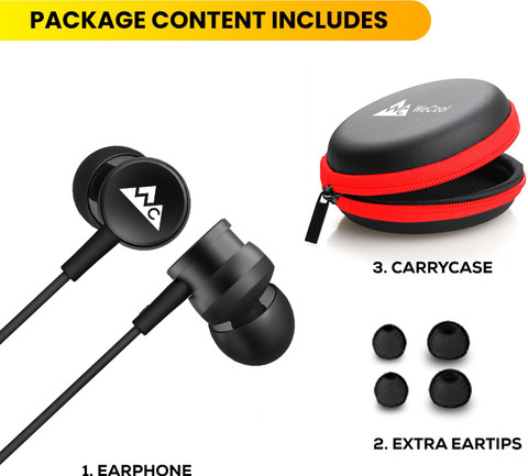 WeCool In Ear USB Type C earphones/ headphones with mic Wired