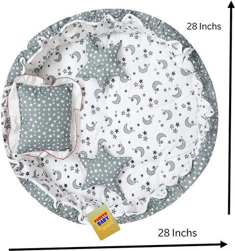 Fareto Baby Complete Sleeping Essentials(0-6 Months) Standard Crib