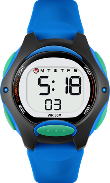 Time Up New Arrival Small Size Multi-Color Dial Digital Watch - Main Image