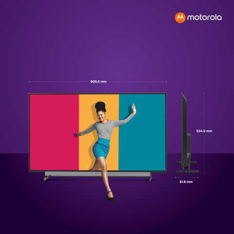 MOTOROLA ZX2 100 cm (40 inch) Full HD LED Smart Android TV with